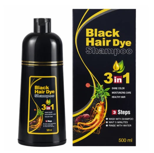 Shampoo Hair Dye 3 em 1